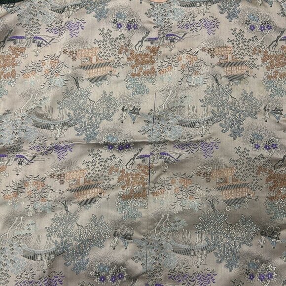 Chinese Vintage Toddler Girls Pink Brocade Frog Fastener Kimono Jacket - Picture 3 of 8